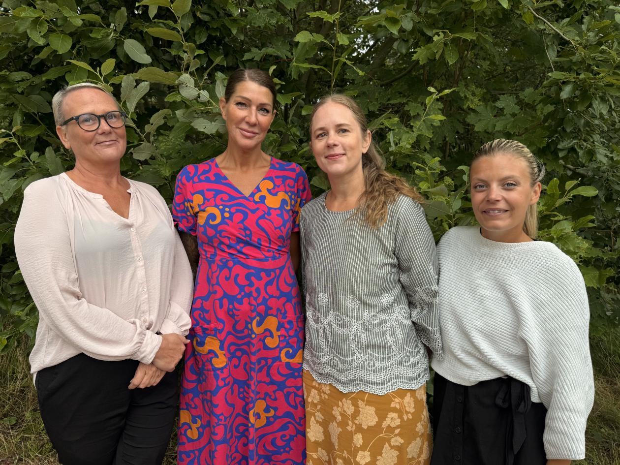 Nina Näslund, Lisa Wasström, Linda Eriksson och Miranda Martens