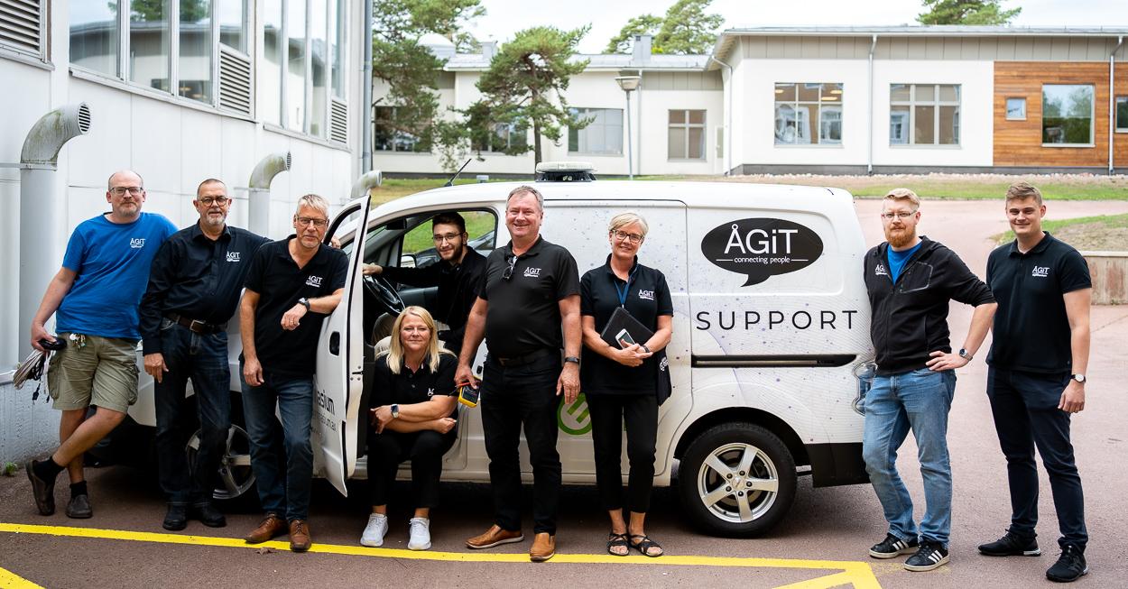 IT-teamet på Ålands gymnasium